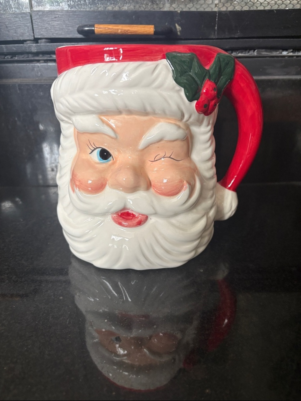 Festive Santa/Holiday Ceramic Decoration